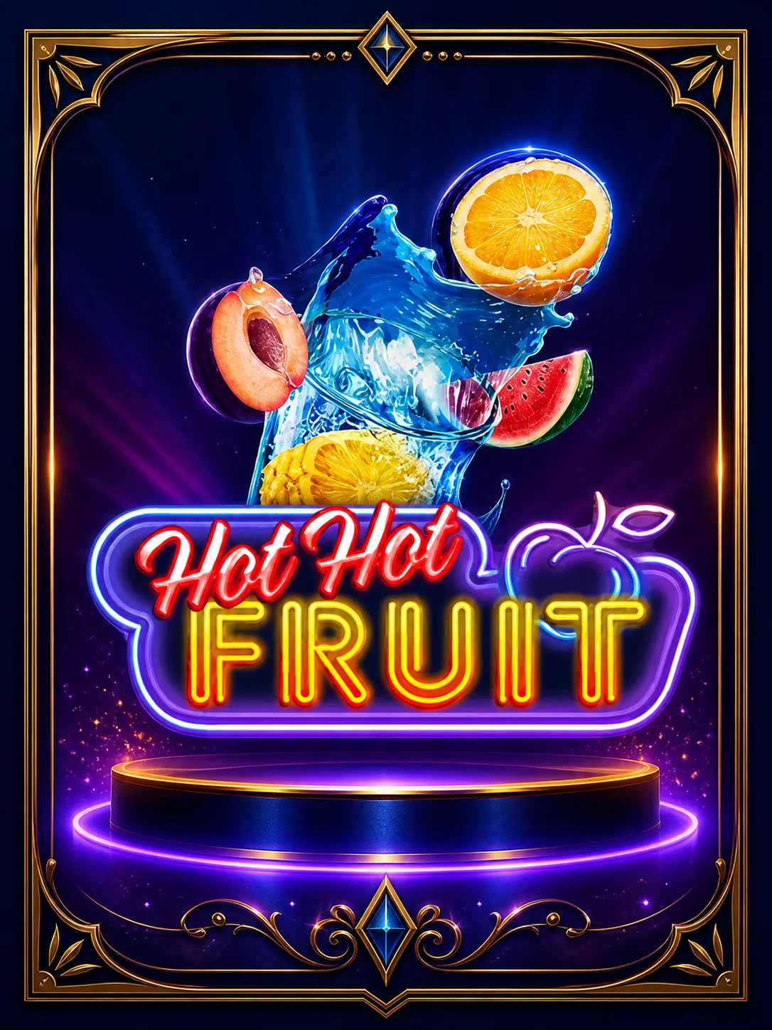 Hot Hot Fruit slot game - classic fruit-symbol reels in play